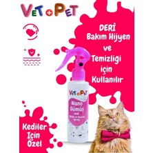 Vetpet Kedi Için Nano Gümüş Içeren Deri Bakım Spreyi