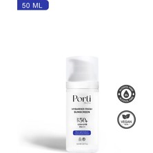 Porti Skin Care Leke Karşıtı ve Cilt Tonu Eşitleyici Güneş Koruyucu SPF50 50 ml