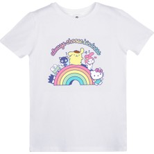 EZ Design Hello Kitty Gökkuşağı Baskılı Tshirt