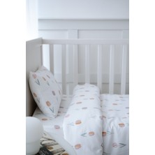 Nou Renkli Laleli Park Yatak  Bebek Nevresim Takımı (80X120) - Spring Tulip