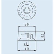 Me-Tools 4KB1J2G Altın Renk Knob