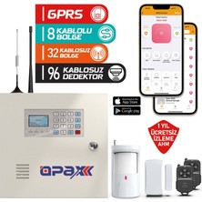 Opax 2646 Gprs Alarm Paneli Akü Dahil