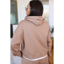 Unique Style Modal Kumaş Lüx Kalite Beli Lastikli Kapşonlu Eşofman Takımı