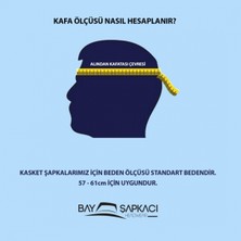 Bay Şapkacı Kadın Simli Şeritli Şapka 1416 Lacivert