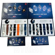 Byrist Watch 4 Pro Suit 7 Kordonlu Apple ve Android Uyumlu Akıllı Saat