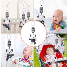 Babydream Siyah - Beyaz Eĝitici Köpek Çıngırak Oyuncağı
