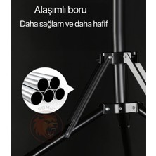 Somic Döküm Ayaklı 21 Inç Ring Light Kumandalı LED 54 cm 21 Inch Influencer Kuaför Makyaj Işığı Çantalı