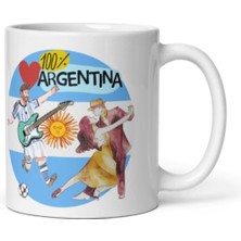 Dünyadan Hediyeler Arjantin Kupa Bardak 2 Adet Seyahat Hatıra Argentina Mug