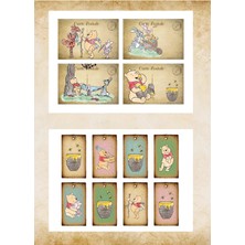 Fun Life 53 Parça Winnie The Pooh Temalı Scrapbook Seti