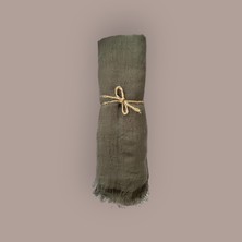 Ayşen Scarf Bambu Kraş Şal Haki