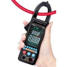 Mustool C21 Akıllı Dijital Multimetre Klem Ampermetre Renkli Ekran Ncv 6000 Sayım Rms Ac/dc Akım Gerilim