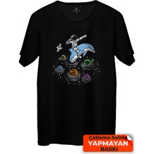 Çakılap Astronot  Baskılı Tişört (Rgl-Ast)