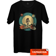 Çakılap Astronot  Baskılı Tişört (Rgl-Ast)