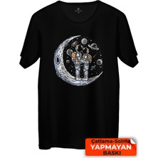 Çakılap Astronot  Baskılı Tişört (Rgl-Ast)