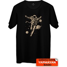 Çakılap Astronot  Baskılı Tişört (Rgl-Ast)