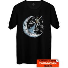 Çakılap Astronot  Baskılı Tişört (Rgl-Ast)