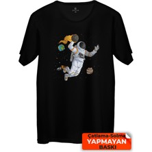 Çakılap Astronot  Baskılı Tişört (Rgl-Ast)