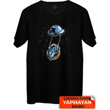Çakılap Astronot  Baskılı Tişört (Rgl-Ast)