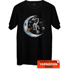 Çakılap Astronot  Baskılı Tişört (Rgl-Ast)