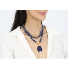 LapisMar Atelier Lapis Lazuli Tasarım Kolye