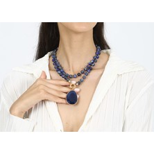 LapisMar Atelier Lapis Lazuli Tasarım Kolye