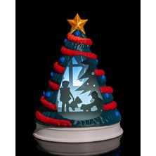 Turansoy Craft Yılbaşı Süsü Çam Ağacı LED Lamba Yılbaşı Süsü LED Lamba Büyük Boy 22CM