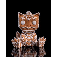 Turansoy Craft Yılbaşı Süsü Ejderha Yılbaşı Süsü Zencefilli Kurabiye Ejderha 8cm