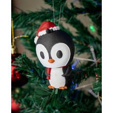 Turansoy Craft Uzaylı Penguen Yılbaşı Süsü Yılbaşı Penguen Çam Ağacı Süsü 18CM