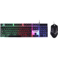 Torima Tmk-03 Gaming Rgb Işıklı Kablolu Q Klavye ve Mouse