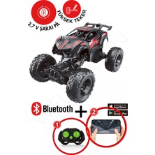 Welcomein Oyuncak Uzaktan Kumandalı Bluetooth Telefon Kontrollü Jeep Araba Off-Road Drift Şarjlı Rock Crawler