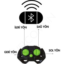 Welcomein Oyuncak Uzaktan Kumandalı Bluetooth Telefon Kontrollü Jeep Araba Off-Road Drift Şarjlı Rock Crawler