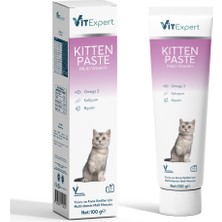 Vitexpert Kitten Paste Yavru Kediler Için Multi Vitamin Kas Gelişimi Destekleyici Malt Macun 100 gr