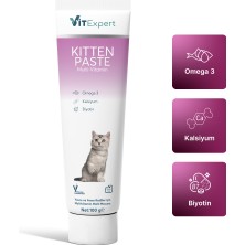 Vitexpert Kitten Paste Yavru Kediler Için Multi Vitamin Kas Gelişimi Destekleyici Malt Macun 100 gr