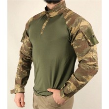 Astüm Askeri Malzeme Combat T-Shirt Eski Kamuflaj