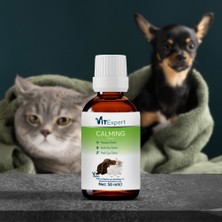 Vitexpert Kedi ve Köpekler Için %100 Doğal Anti Stress Sakinleştirici ve Rahatlatıcı Calming Liquid Damla 50 ml