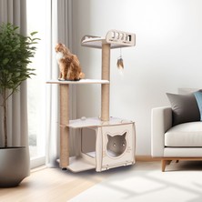 Pati Homes Katlı Yataklı Kedi Tırmalama Evi - Kedi Tırmalaması