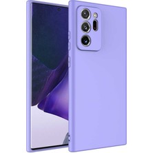 Teknomoda Samsung Galaxy Note 20 Ultra Kılıf Kamera Korumalı Içi Süet Dokulu Lansman Tipi Silikon