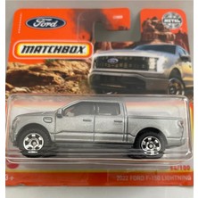 Matchbox 2022 Ford F-150 Lightining Tekli Araçlar 1:64 Ölçek Gri