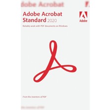 Adobe Acrobat Standard 2020 (Windows) - 1 PC Lifetime/Ömür Boyu Kalıcı Lisans