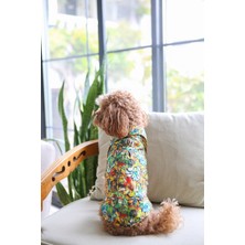Salya Store Summer Flowers Yazlık Köpek Gömleği 0 - 15 kg