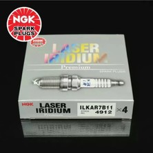 NGK Toyota Uyumlu Auris 1.6 4'lü Iridyum Buji Takımı 2007-2018 ILKAR7B11