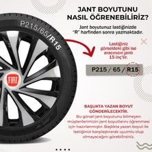 Kef Fiat Sinea 15 Inç Uyumlu Jant Kapağı 4'lü Takım Renkli 1415