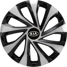 Kef Kia Rio 15 Inç Uyumlu Jant Kağpağı 4'lü Takım Renkli 1415