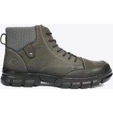 Hammer Jack Joven Hakiki Deri Gri Outdoor Erkek Bot