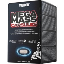 Weıder Mega Mass Capsules – Super Powerful Muscle Growth Stımulator 120 Capsul