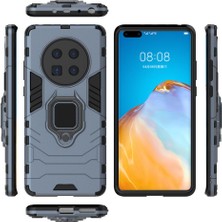 MY Boutique1 Huawei Mate 40 Için Kılıf 360 &deg; Dönen Halka Darbeye Kapak Kickstand Damla (Yurt Dışından)