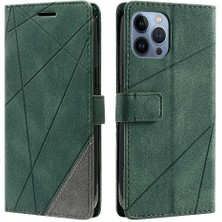 MY Boutique1 IPhone 13 Için Kılıf Pro Cüzdan Flip Folio Manyetik Pu Deri Kart Tutucu (Yurt Dışından)