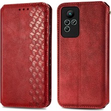 MY Boutique1 Infinix Not 11 Için Kılıf Cüzdan Fonksiyonu Deri Çanta Zarif Flip (Yurt Dışından)