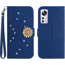 MY Boutique1 Xiaomi 12 Telefon Kılıfı Için Pu Deri Kapak Çevirin Cüzdan Kredi (Yurt Dışından)