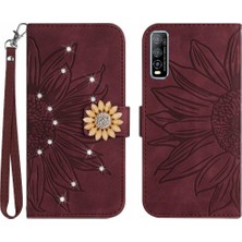 MY Boutique1 Vivo Yvivo Telefon Kılıfı Için Flip Cüzdan Kredi Kartı Pu Deri Flip Tpu (Yurt Dışından)